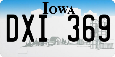 IA license plate DXI369