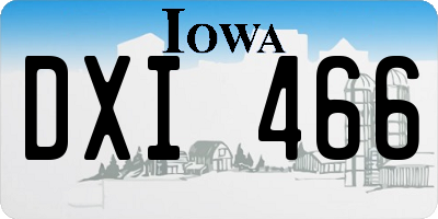 IA license plate DXI466