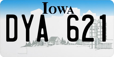 IA license plate DYA621