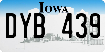 IA license plate DYB439