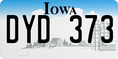 IA license plate DYD373