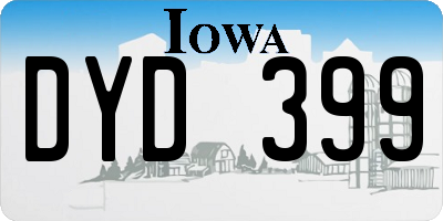 IA license plate DYD399