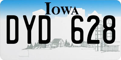 IA license plate DYD628