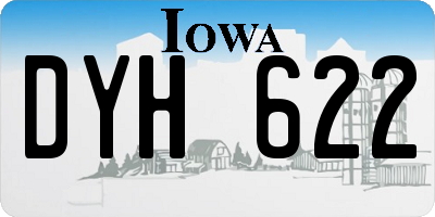 IA license plate DYH622