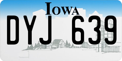 IA license plate DYJ639