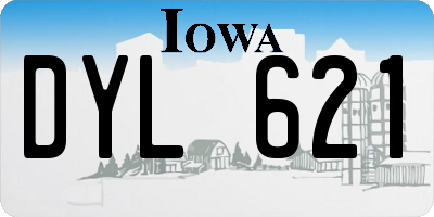IA license plate DYL621