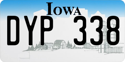 IA license plate DYP338