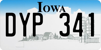 IA license plate DYP341