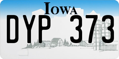 IA license plate DYP373