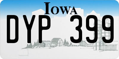 IA license plate DYP399