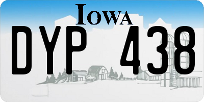 IA license plate DYP438
