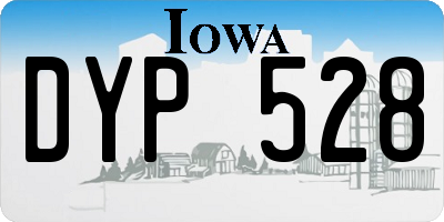 IA license plate DYP528