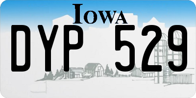 IA license plate DYP529