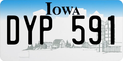 IA license plate DYP591