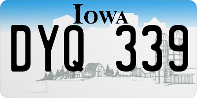 IA license plate DYQ339