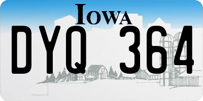 IA license plate DYQ364