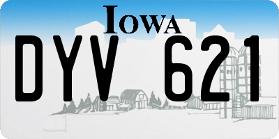 IA license plate DYV621