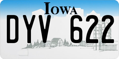 IA license plate DYV622