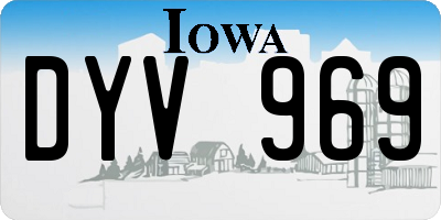 IA license plate DYV969