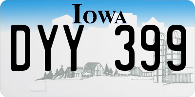 IA license plate DYY399