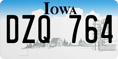 IA license plate DZQ764