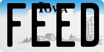 IA license plate FEED