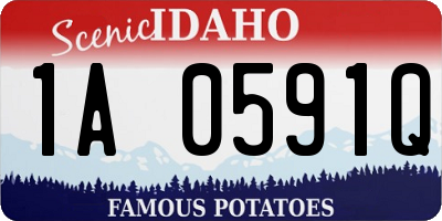 ID license plate 1A0591Q