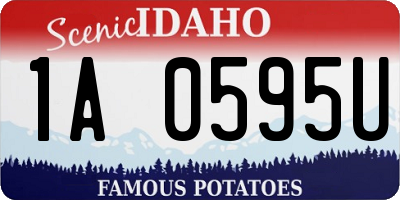 ID license plate 1A0595U