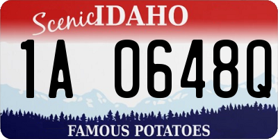 ID license plate 1A0648Q