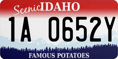 ID license plate 1A0652Y