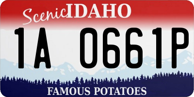 ID license plate 1A0661P