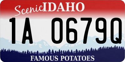 ID license plate 1A0679Q
