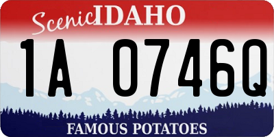 ID license plate 1A0746Q