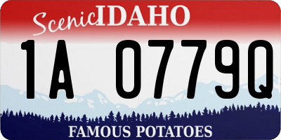ID license plate 1A0779Q