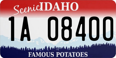 ID license plate 1A0840O