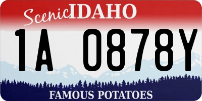 ID license plate 1A0878Y