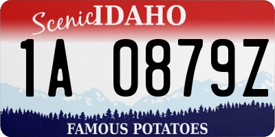 ID license plate 1A0879Z