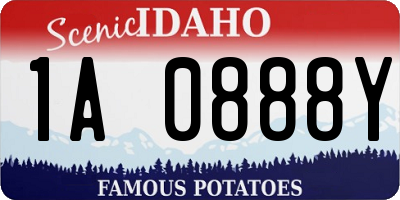 ID license plate 1A0888Y