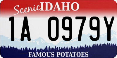 ID license plate 1A0979Y