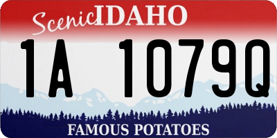 ID license plate 1A1079Q