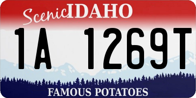 ID license plate 1A1269T
