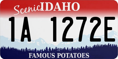 ID license plate 1A1272E