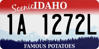 ID license plate 1A1272L