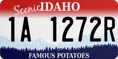 ID license plate 1A1272R