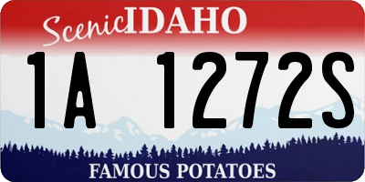 ID license plate 1A1272S