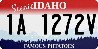 ID license plate 1A1272V