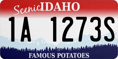 ID license plate 1A1273S