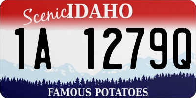 ID license plate 1A1279Q