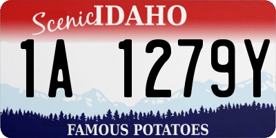 ID license plate 1A1279Y