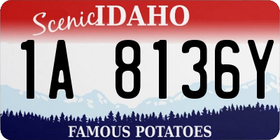 ID license plate 1A8136Y